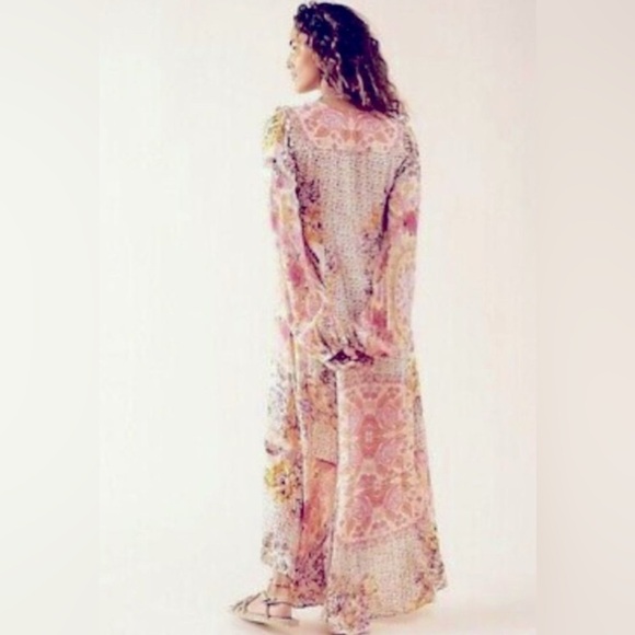 NWOT FREE PEOPLE Marais Printed Maxi Dress XS - Picture 3 of 15